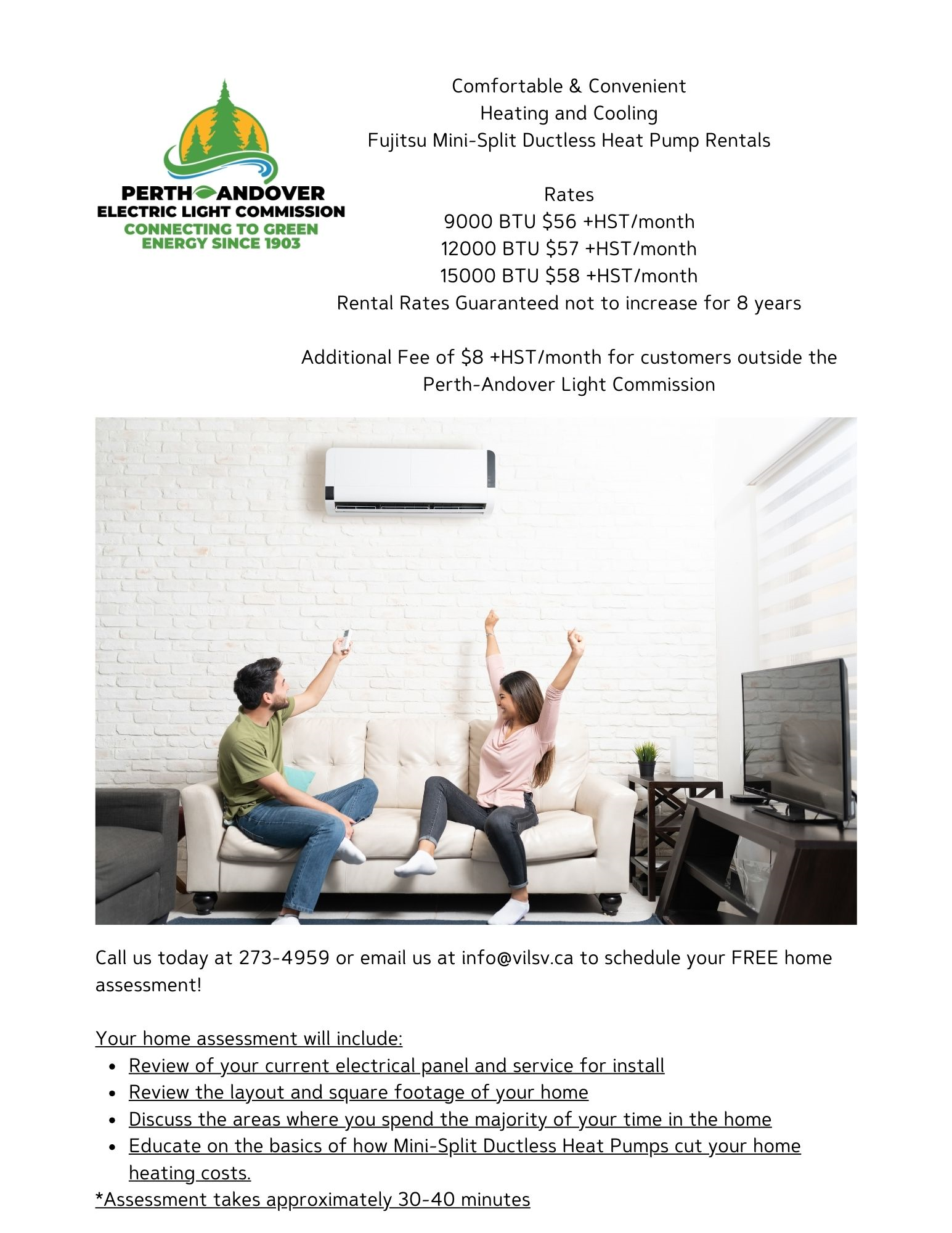 One Pager Mini split Flyer